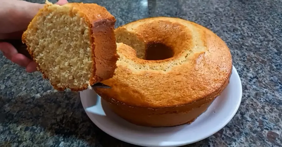 Bolo de Banana de Liquidificador